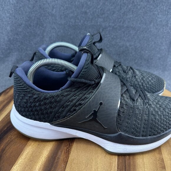 Air Jordan Trainer 2 Flyknit Black Ice 2017 Size 9.5 921210-010 - Picture 3 of 11